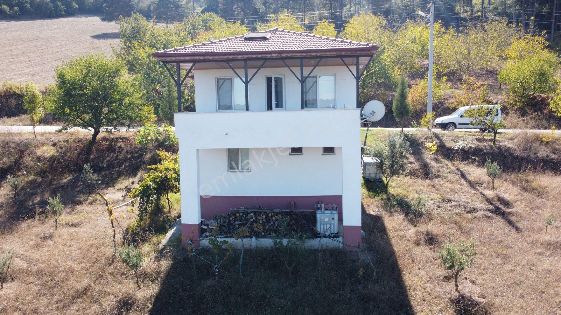 Sakarya Geyve Ceceler Köyünde 3255 M² Arazi İçinde Manzaralı Asfalt Yola Cephe Müstakil Ev - Görsel 3