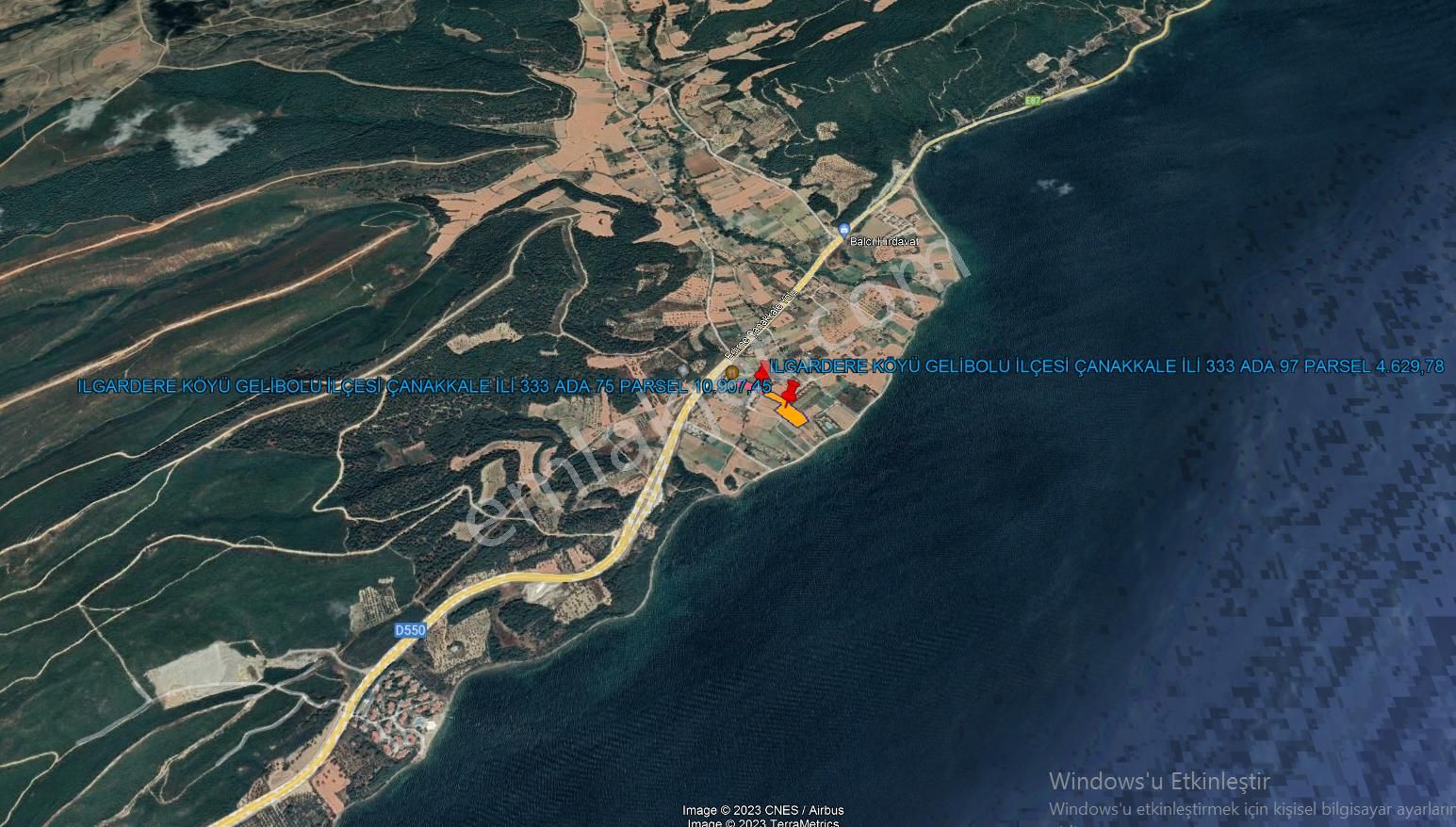 Gelibolu Ilgardere De Full Boğaz Ve Köprü Manzaralı 15.538 M Kare Arsa - Görsel 2