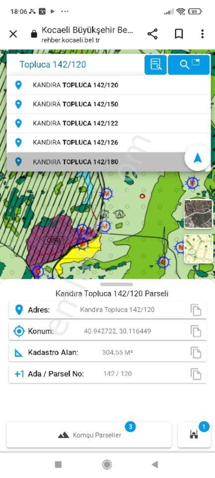 Kocaeli Kandıra Topluca Köy Üzerinde Satılık Köşe Parsel - Görsel 4