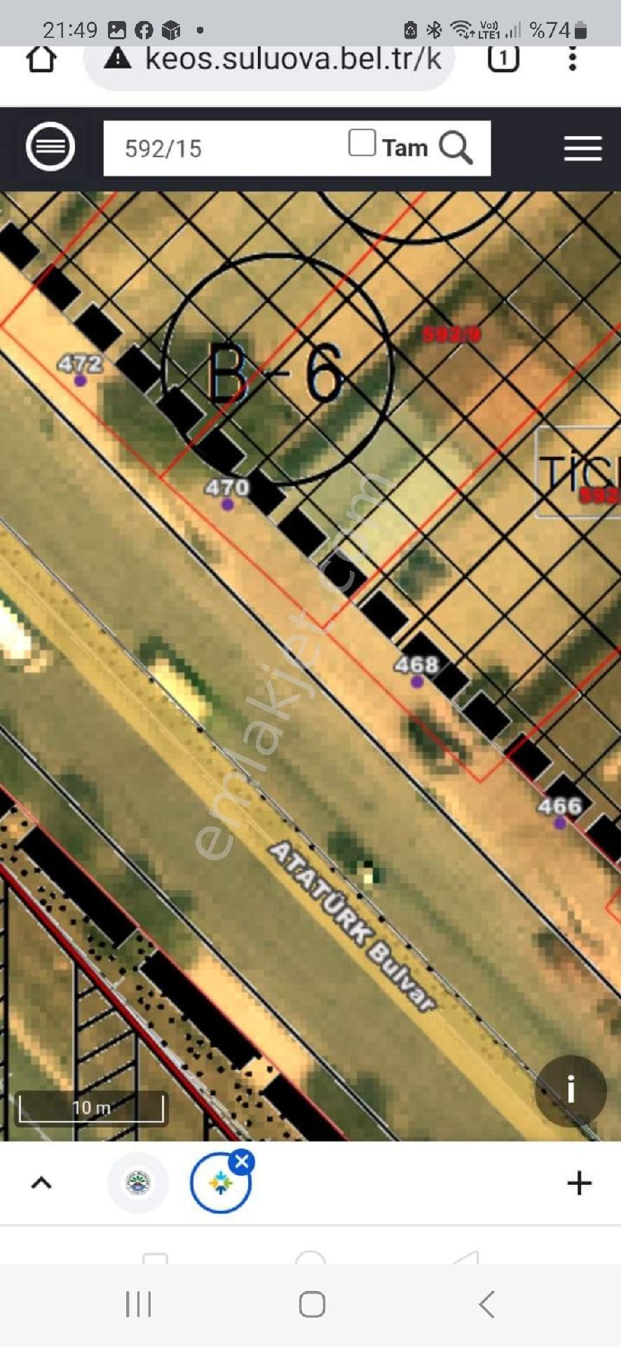 Yıldız Emlak Tan Daire Karşılığı Arsa 900 M 6 Kat İmarlı Sgk Karşısı - Görsel 7