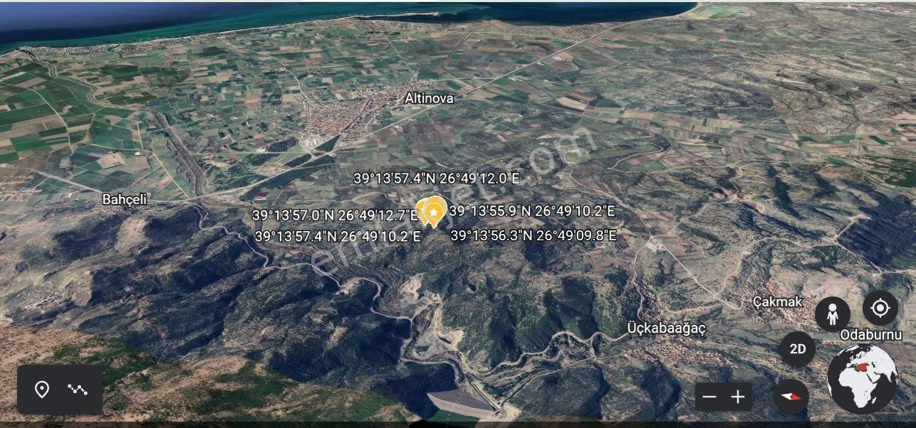 3 Kabaağaç Da 4,5 Dönüm Madra Barajı Manzaralı - Görsel 5