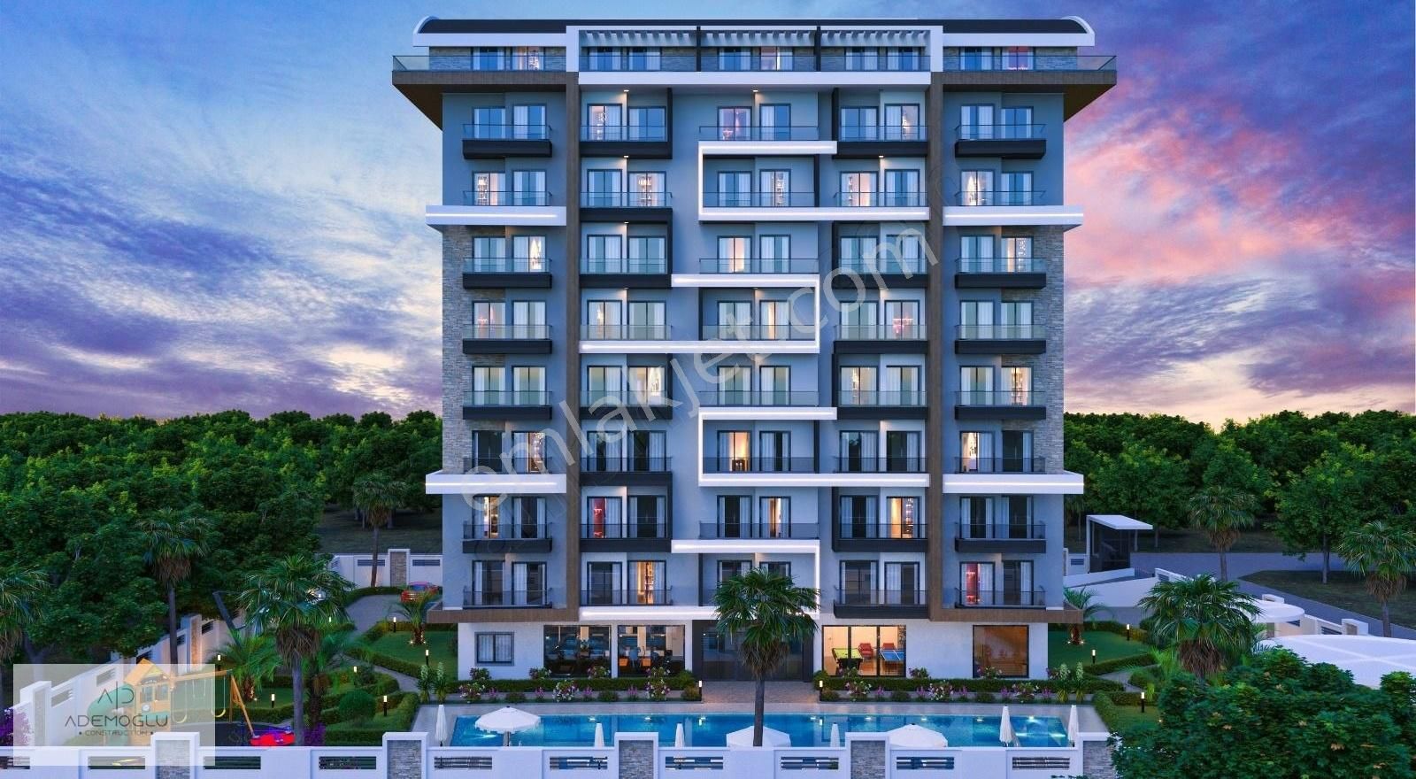 Alanya Payallar Satılık Residence LİVE CİTY 1+1 LÜKS RESİDENCE PAYALLAR