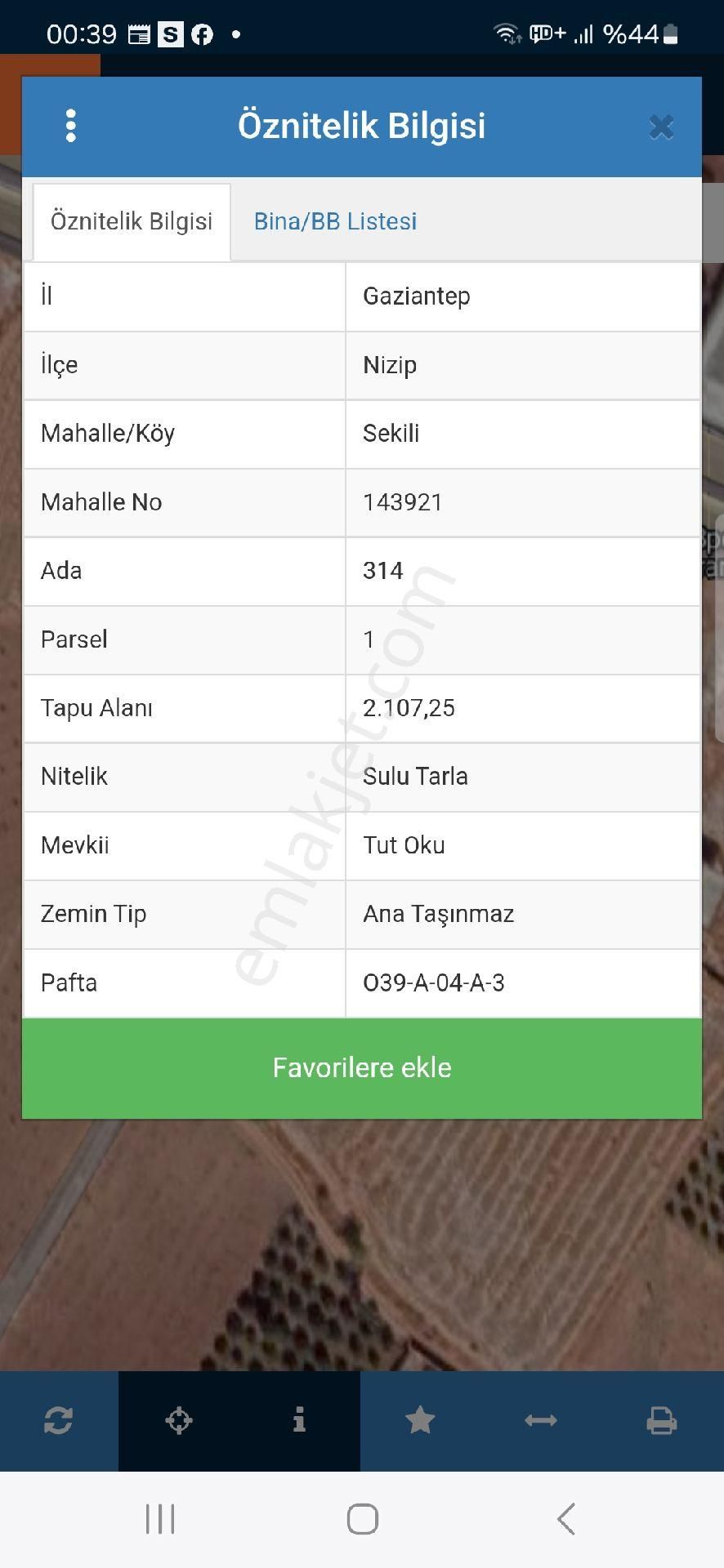 Nizip Sekili Acil Satılık D 400 Yoluna Sıfır Konumda Fırsatt Yer Tır Garajlık - Görsel 4