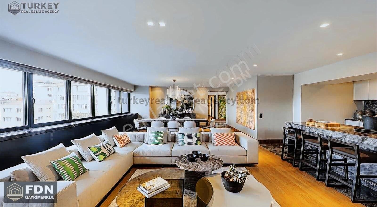 Fdn'den Ritz Çartlon Residence For Sale Penthouse 6+1 Çift Teras - Görsel 4