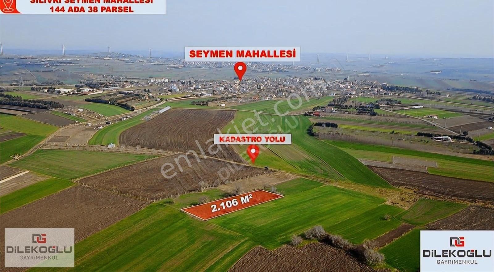 Silivri Seymen Satılık Tarla SİLİVRİ SEYMEN MAHALLESİ MÜSTAKİL TAPU 2.106 M2 SATILIK ARSA