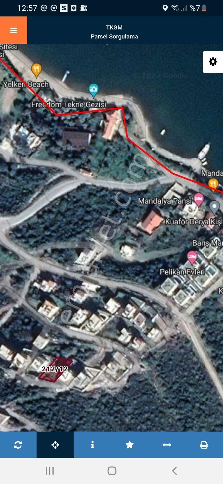 Milas Boğaziçi Satılık Konut İmarlı Muğla Milas Bodrum Arası Boğaziçi Elite Group'tan Full Deniz Manzaralı Konut İmarlı Yolu Olan Arsa