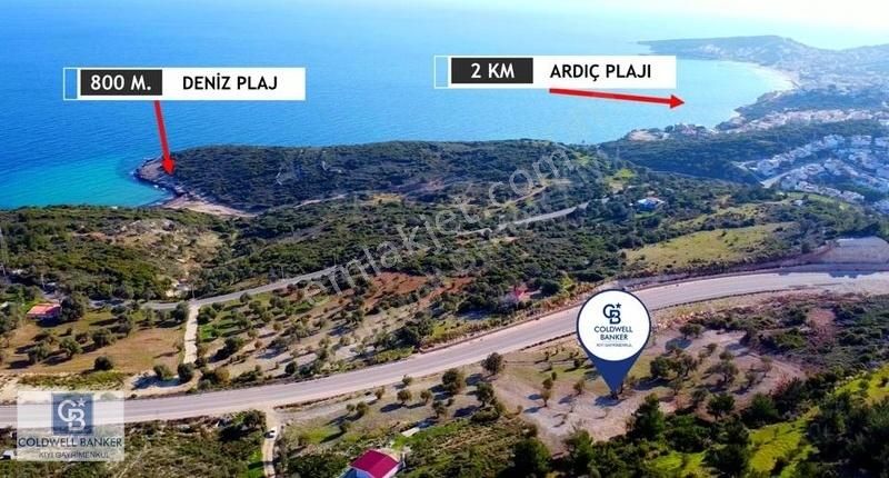 Karaburun Mordoğan Azmak'ta Deniz Manzaralı Yola Cepheli Tarla - Görsel 2