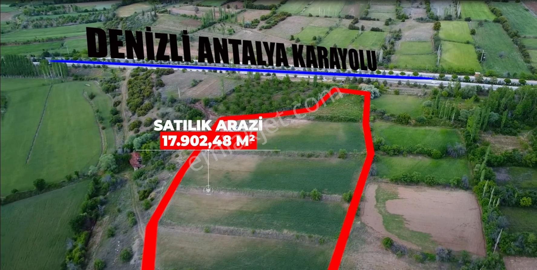 Şahin Emlak'tan Antalya Karayoluna Sıfır Araç Takasına Açık 17.902 M2 Satılık Arazi - Görsel 2