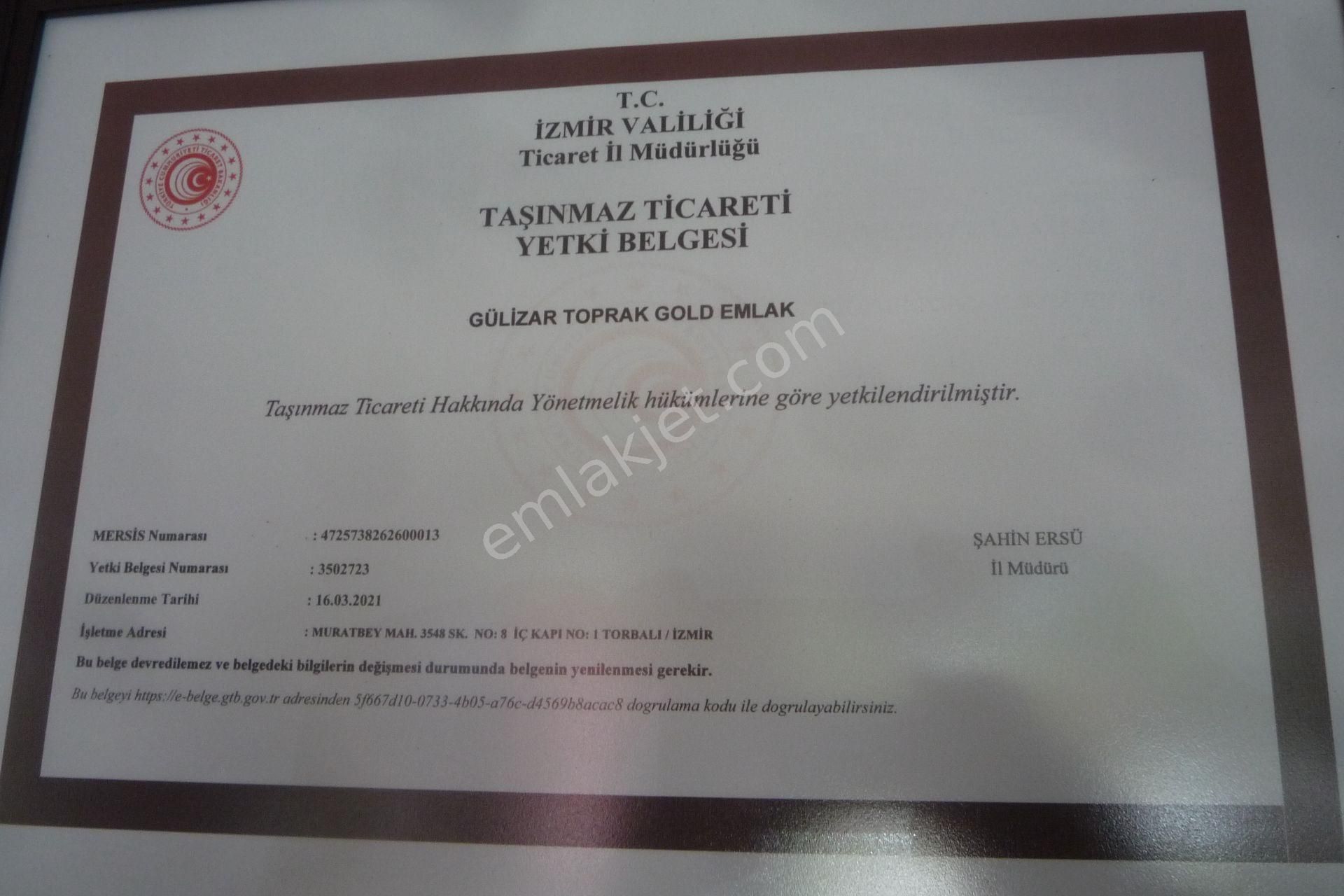 İzmir Torbalı Gold Emlaktan Satılık Kıymetli Tarla - Görsel 2