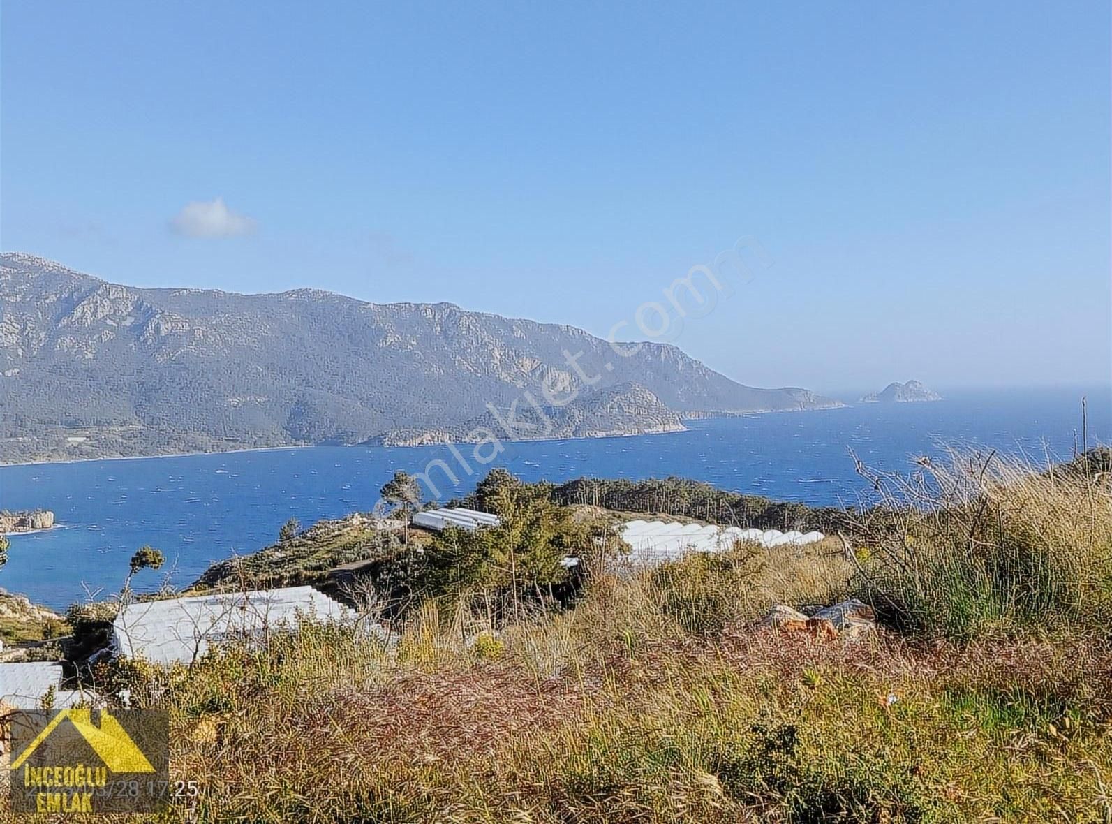 Antalya Kumlucada Satılık Full Deniz Manzaralı Arsa - Görsel 2