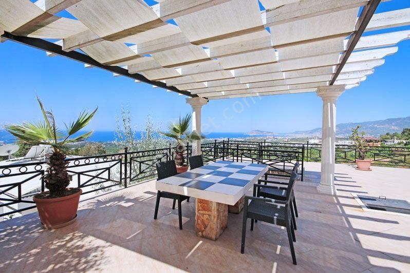 Alanya Kestel Mah.full Manzaralı Eşyalı Satılık 7+3 Villa - Görsel 33