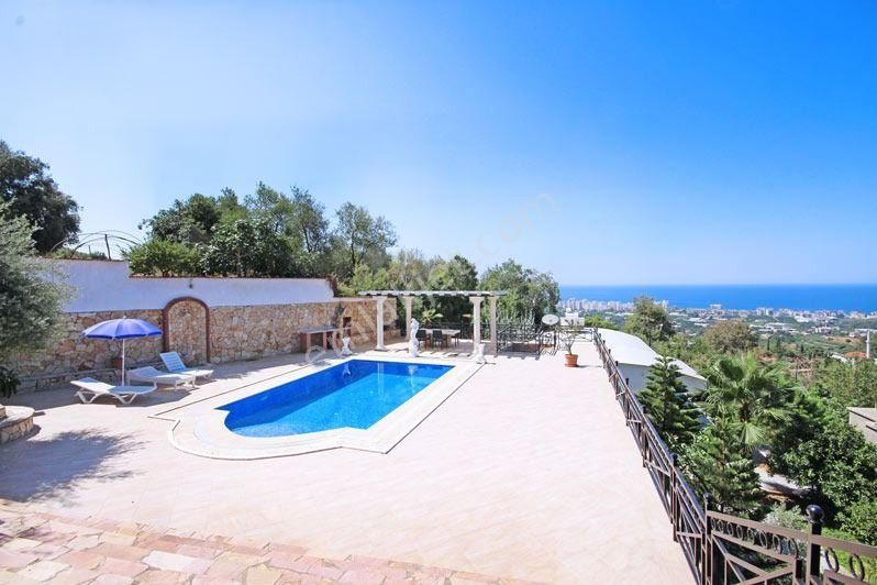 Alanya Kestel Mah.full Manzaralı Eşyalı Satılık 7+3 Villa - Görsel 31
