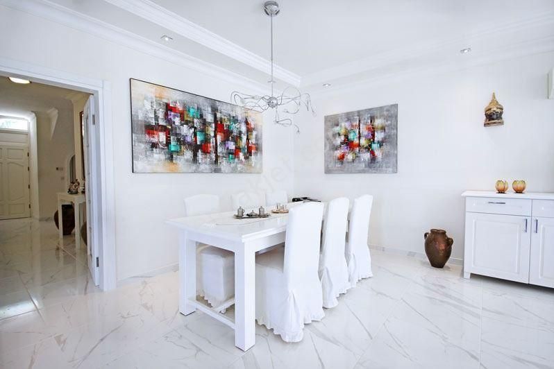 Alanya Kestel Mah.full Manzaralı Eşyalı Satılık 7+3 Villa - Görsel 6