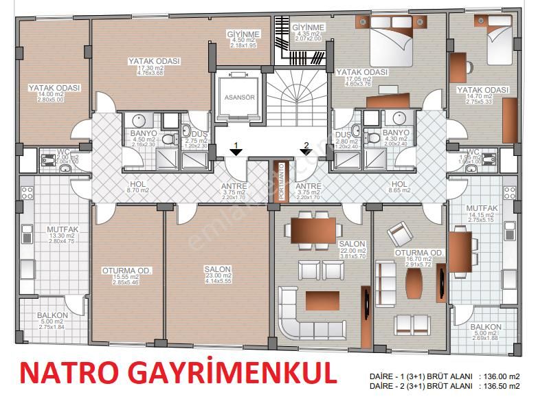 Tepebaşı Şarhöyük Satılık Daire  SD174-NATRO GAYRİMENKUL'DEN ŞARHÖYÜK SIFIR DAİRELER