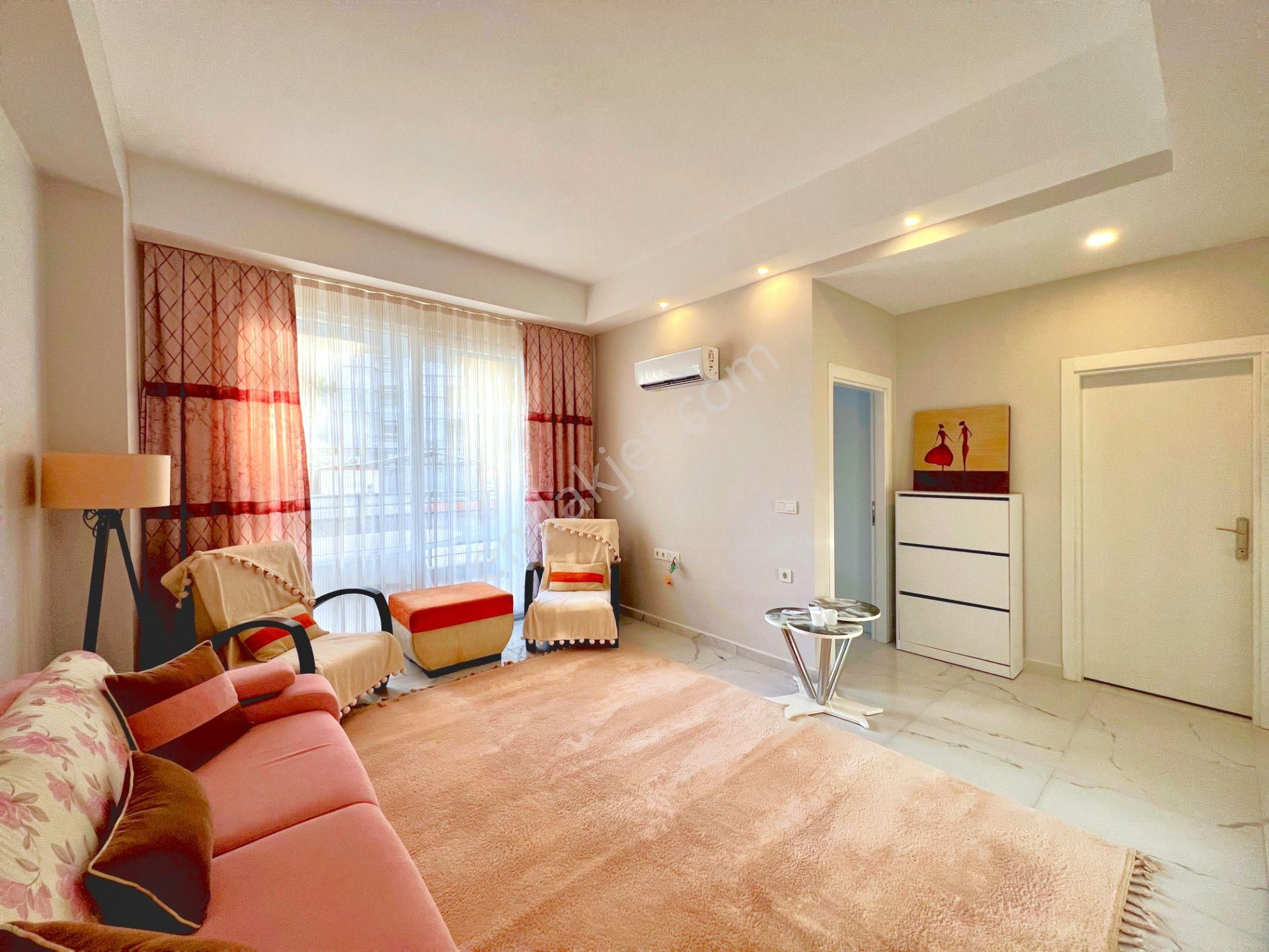 Alanya Avsallar Kısa Dönem Kiralamaya Uygun 1+1 Eşyalı Rezidans - Görsel 3