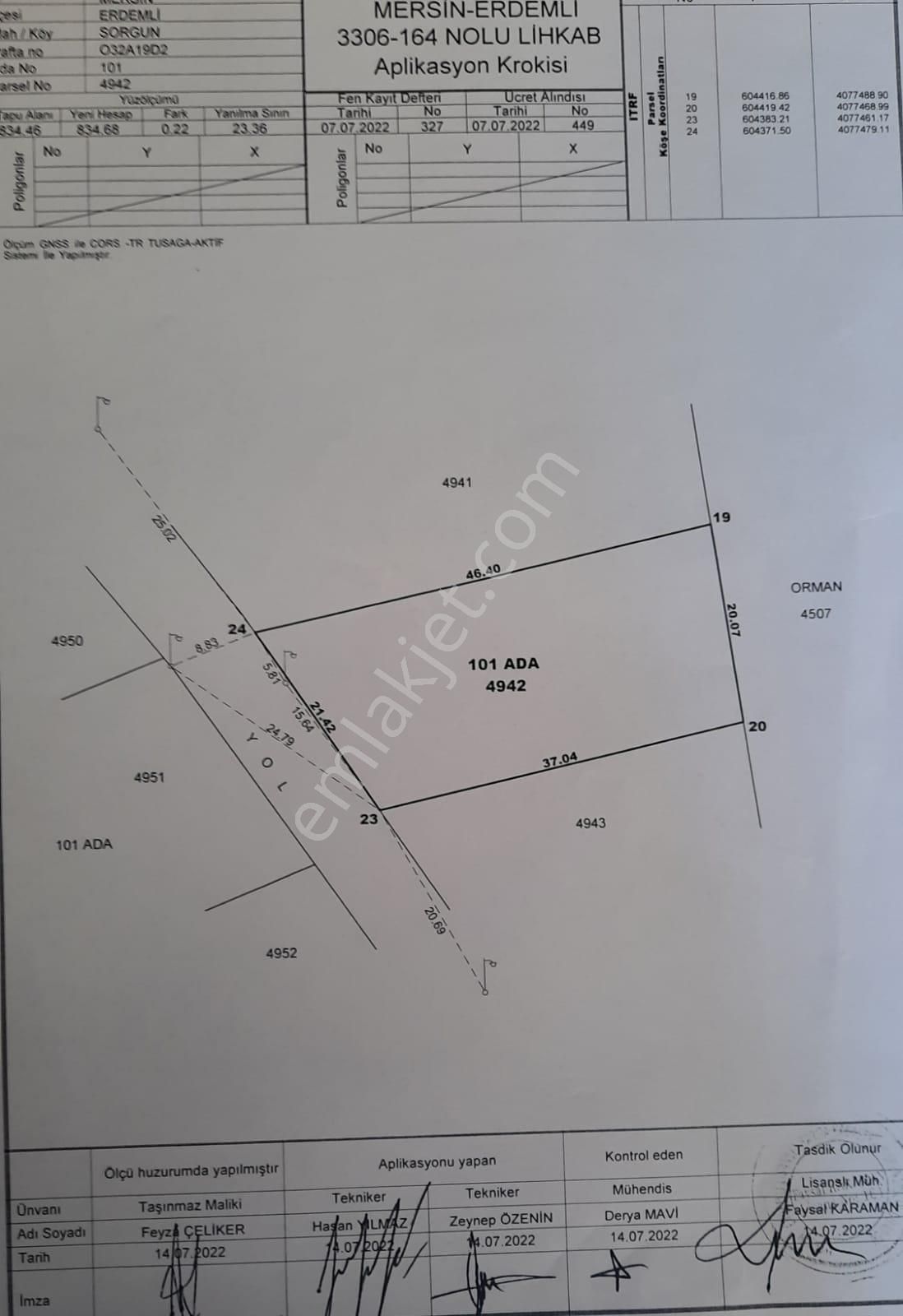 Fa'dan Erdemli En Güzel Yaylası Sorgunda İmarlı Satılık Arsa - Görsel 2