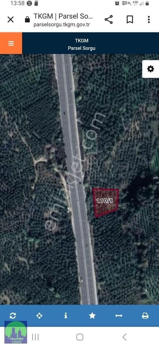 Bursa/mudanya/aydınpınar Mah.mudanya Asfalta Cephe Satılık Arazi