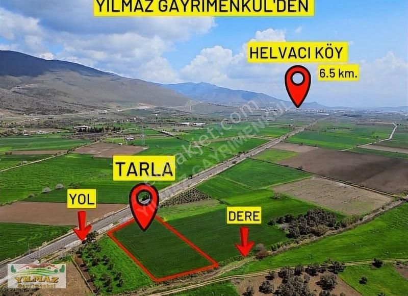 Aliağa B. Hayrettin Paşa Satılık Tarla ALİAĞA HELVACI DA YATIRIMA UYGUN DOĞAYLA İÇ İÇE TARLA