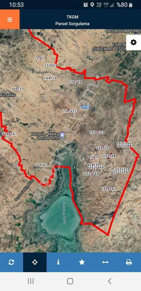 Telefon Parasına Arazı Burdur Karamanlı Mursellerde - Görsel 5