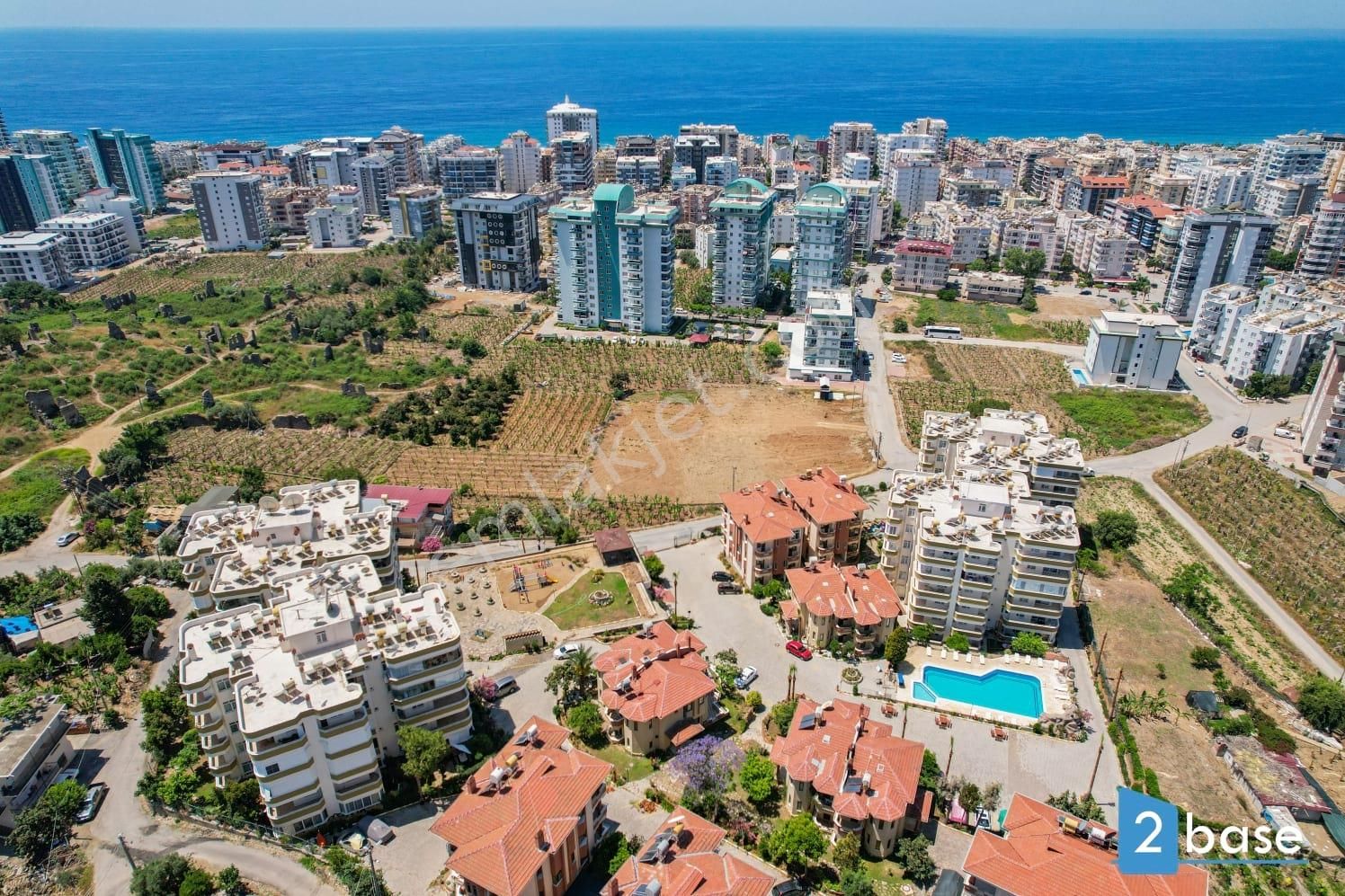 Alanya Mahmutlar Satılık Daire  Alkom 8 - Mahmutlar Muhteşem Doğa Manzaralı Ayrı Mutfak Daire