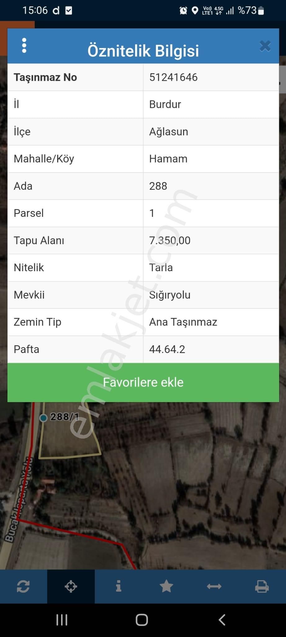Asya Evim Gayrimenkulden Satılık Anayola Sıfır Arazi - Görsel 6