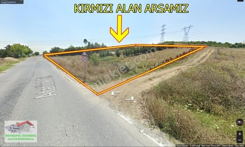 Arnavutköy Baklalı Satılık Tarla Baklalı Da Cadde Cepheli Kanal İstanbula Cephe