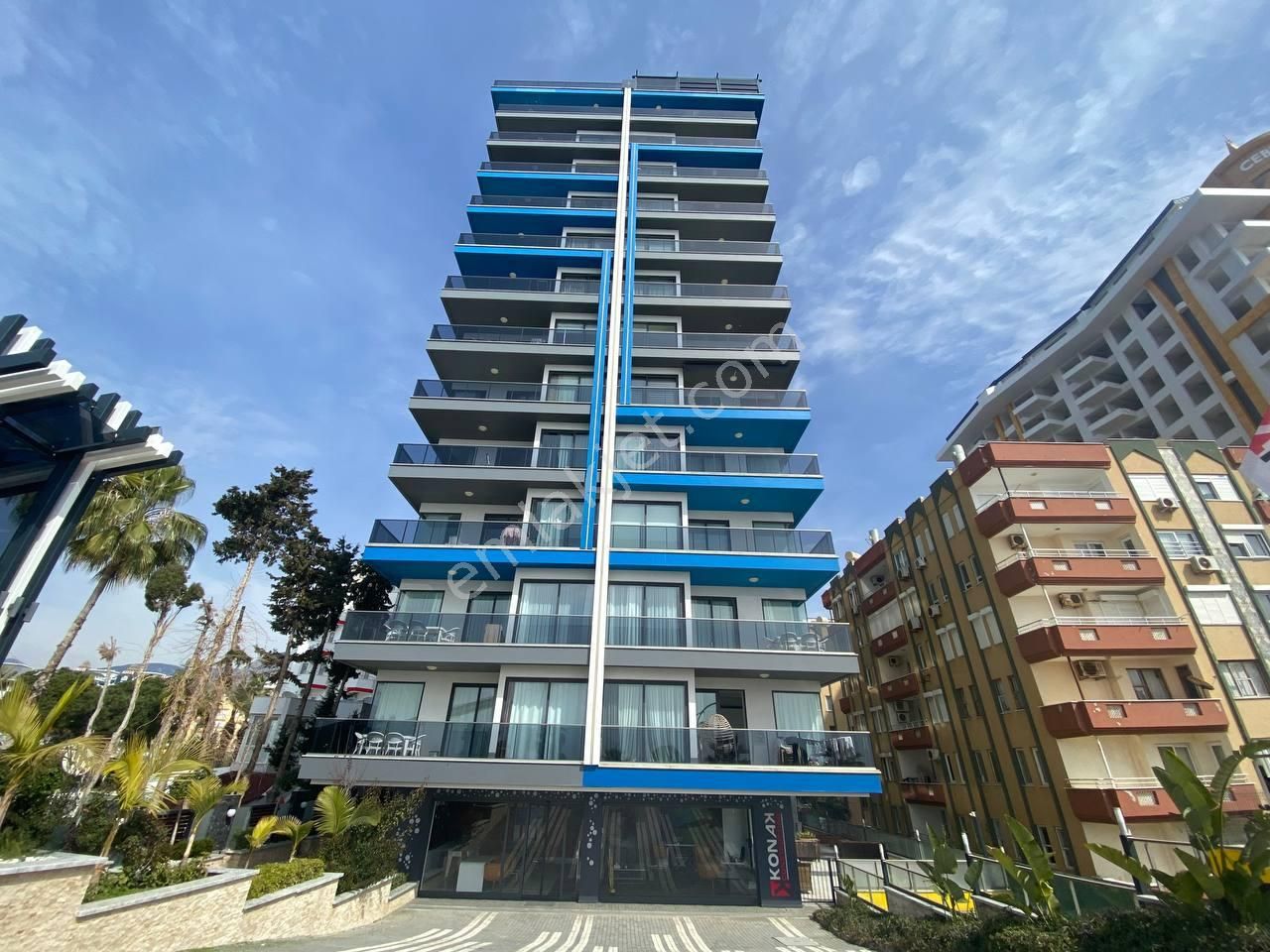 Alanya Mahmutlar Satılık Daire  2+1 WOHNUNG IN ANLAGE MIT MEERBLICK IN MAHMUTLAR KONAK TOWERS