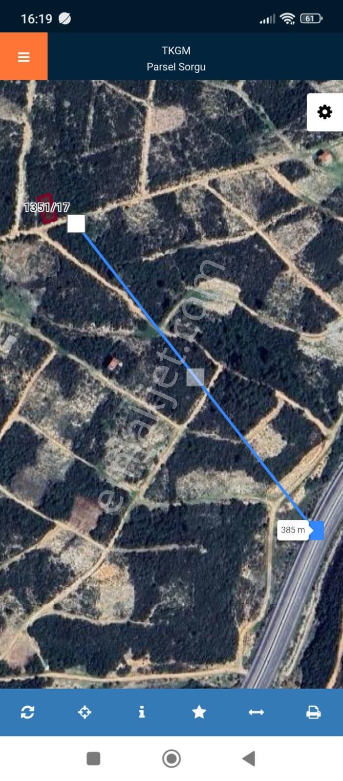 Aydın Didim Bozseki'de Satılık Anayola 385 Metre 300 M2 Müstakil Villa Arsası