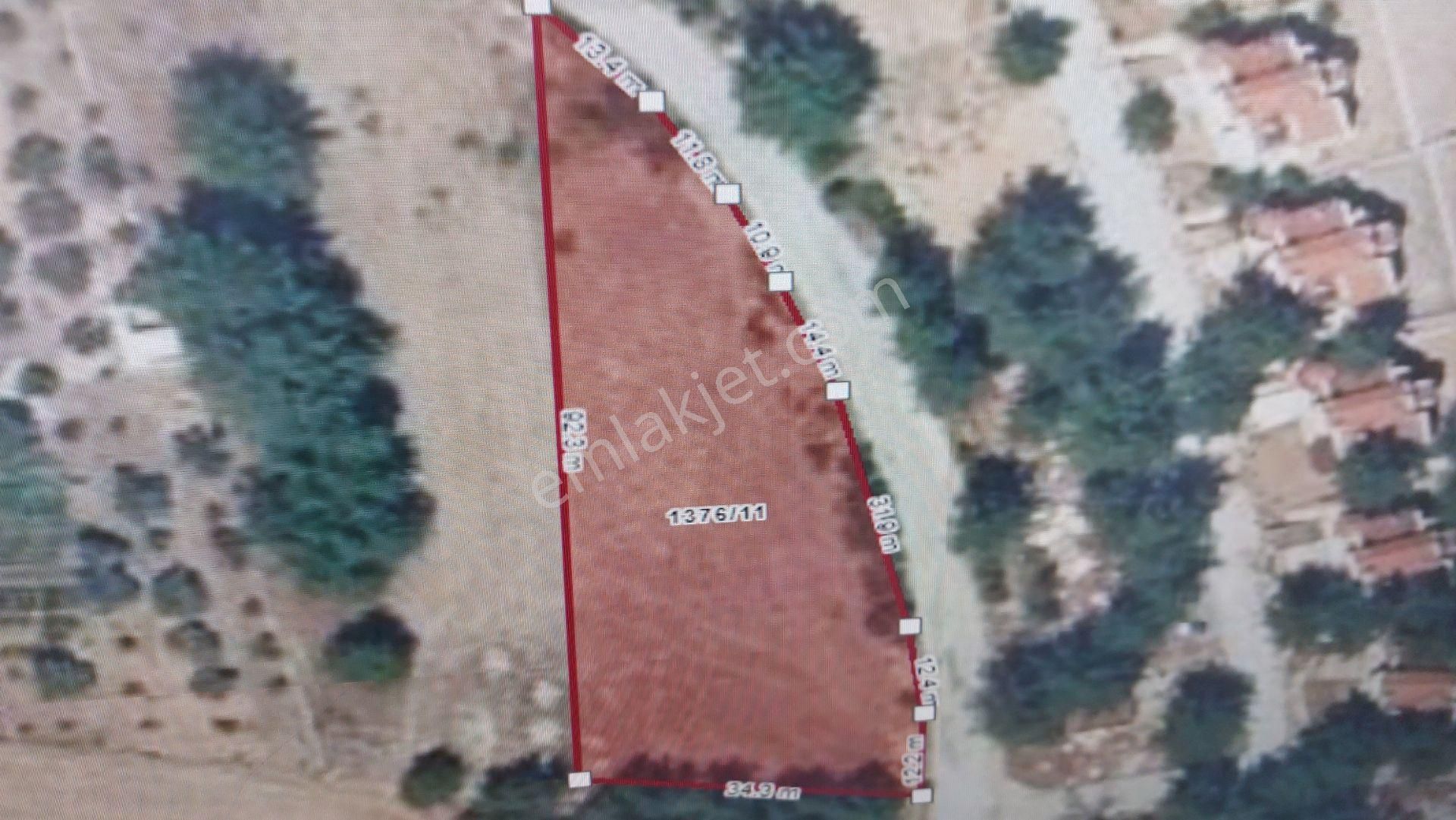 Muğla Merkez Düğerek De Asfalt Yola Cepeli 2200.m2 İmarlı Tarla - Görsel 9