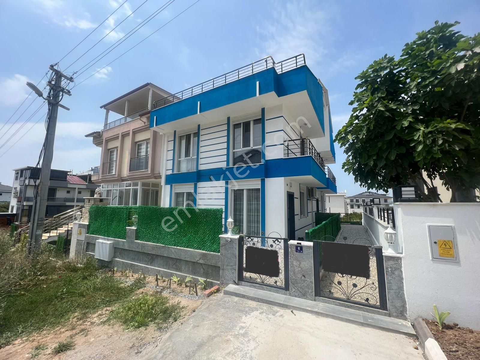 Didim Hisar Satılık Villa Aydın Didimde 3+1 Açık Mutfaklı Deniz Manzaralı Bahçeli Teraslı Villamız Satılıktır