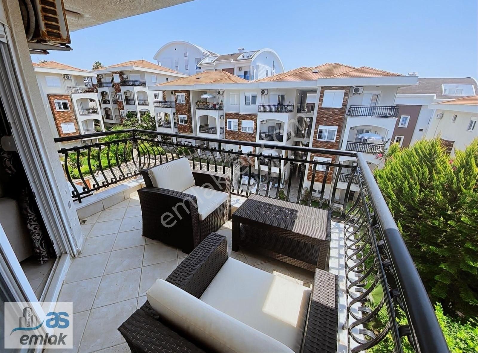 Sıde Sıte İçerisinde Yol Ve Havuz Cepheli 2+1 Full Eşyalı Daire - Görsel 7