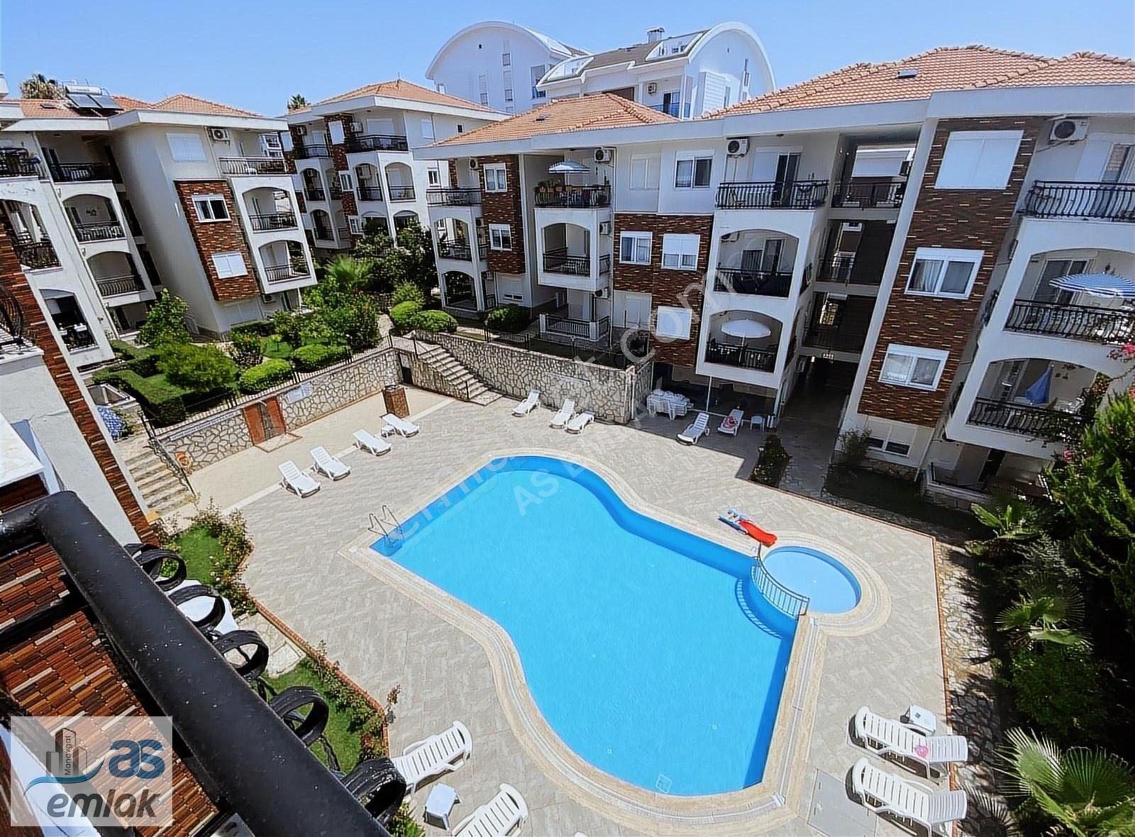 Sıde Sıte İçerisinde Yol Ve Havuz Cepheli 2+1 Full Eşyalı Daire - Görsel 9
