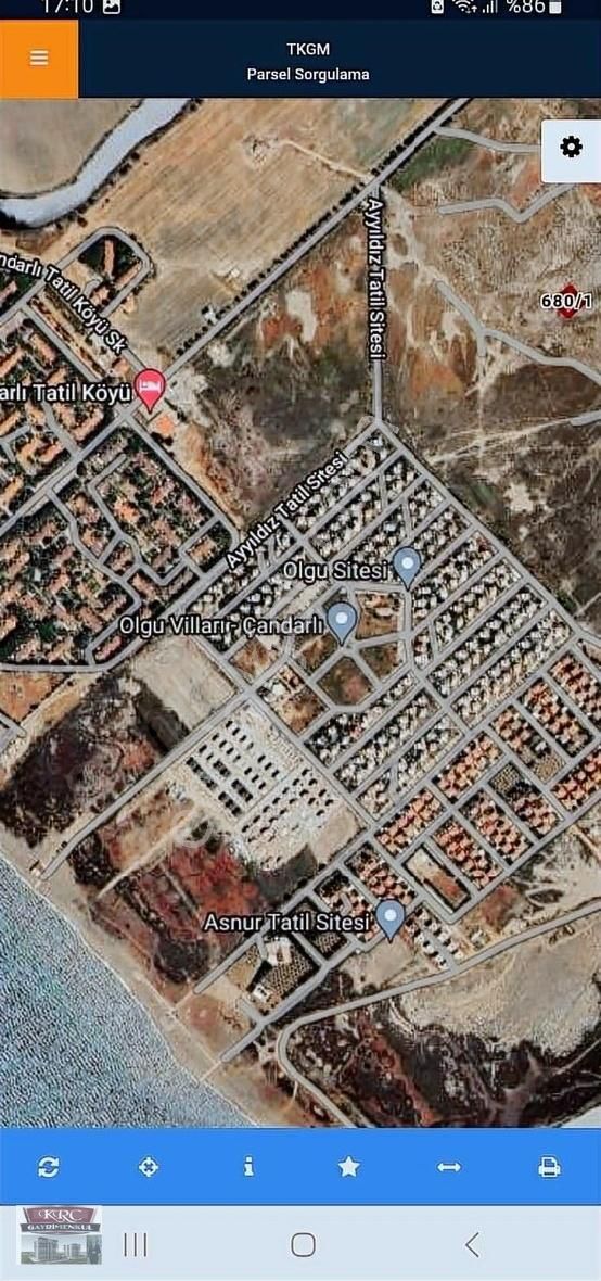 Dikili Çandarlıda Denize 900 Metre Yürüme Mesafesinde İmarl Arsa - Görsel 2
