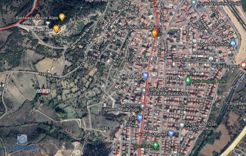 Çanakkale Biga Cumhuriyet Mh.'nde 799 M2 Satılık İmarlı Arsa - Görsel 9