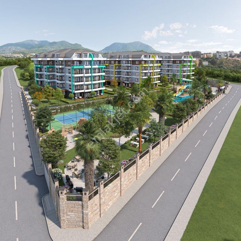 Alanya Oba 'da 1+1 Yeni Satılık Daire - Görsel 16