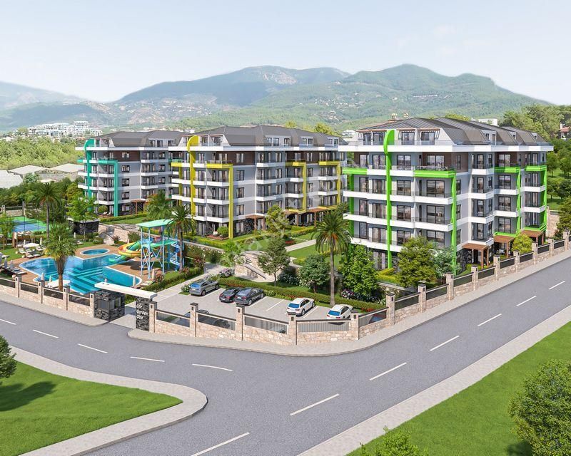 Alanya Oba 'da 1+1 Yeni Satılık Daire - Görsel 11