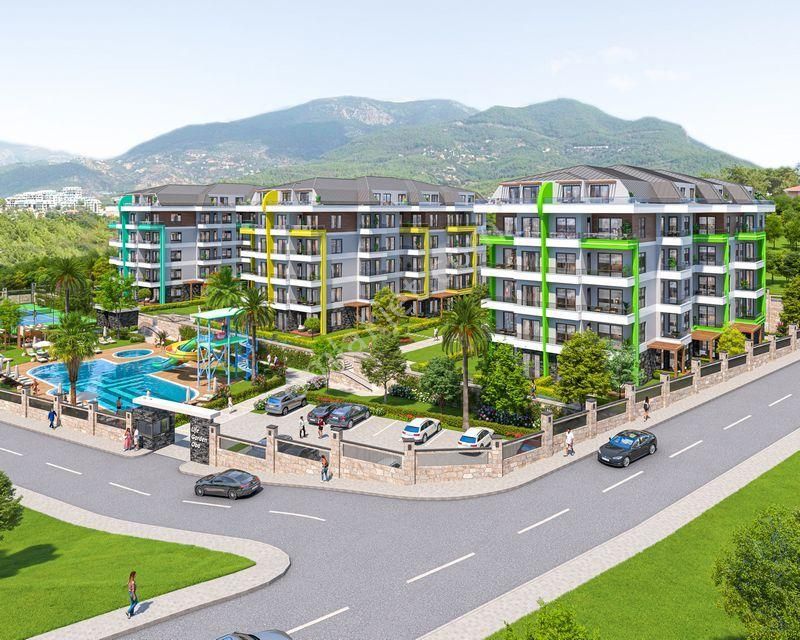 Alanya Oba 'da 1+1 Yeni Satılık Daire - Görsel 12