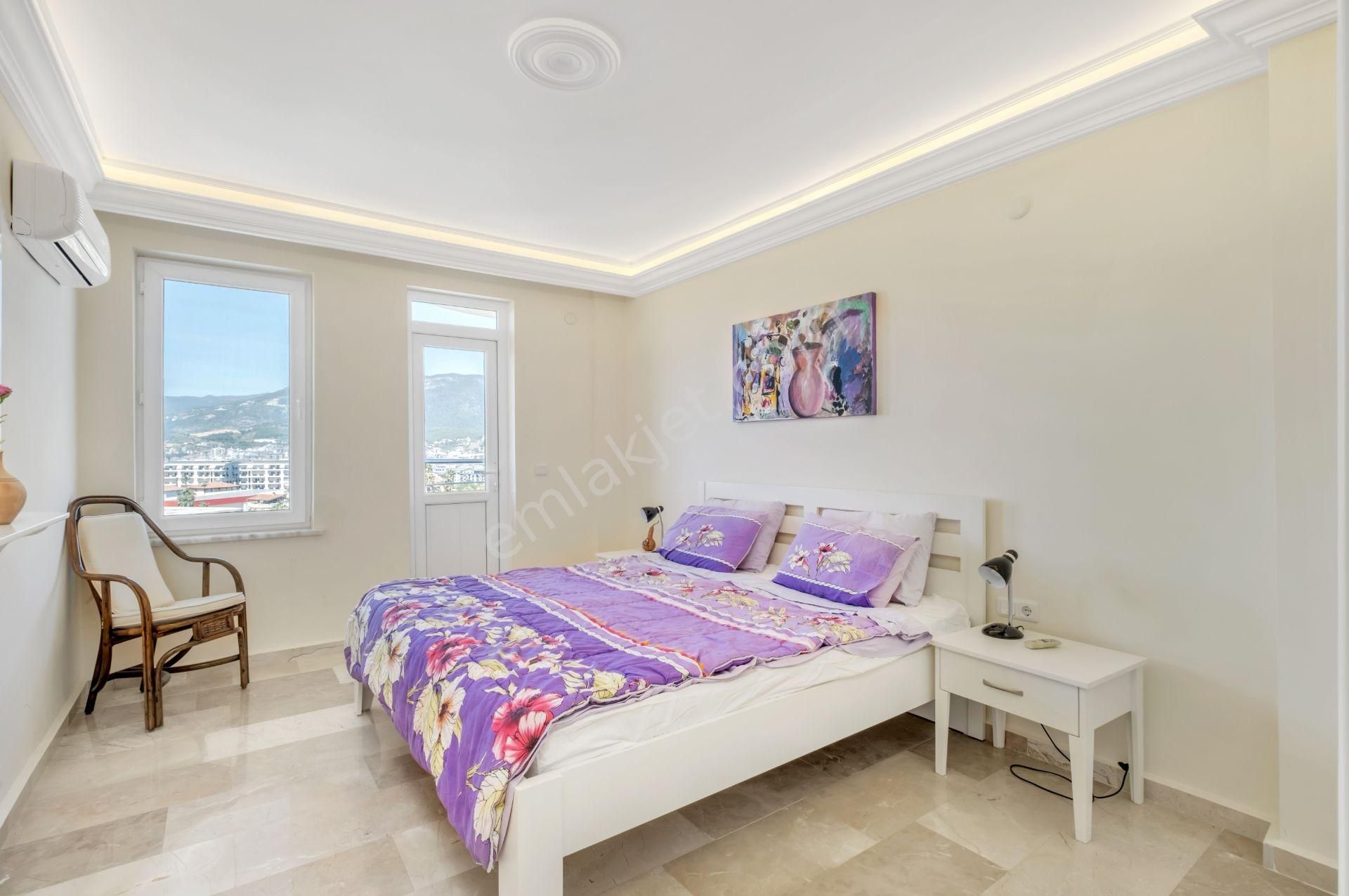 Alanya Oba Mah.full Manzaralı Eşyalı Satılık 3+1 Dubleks Daire - Görsel 8