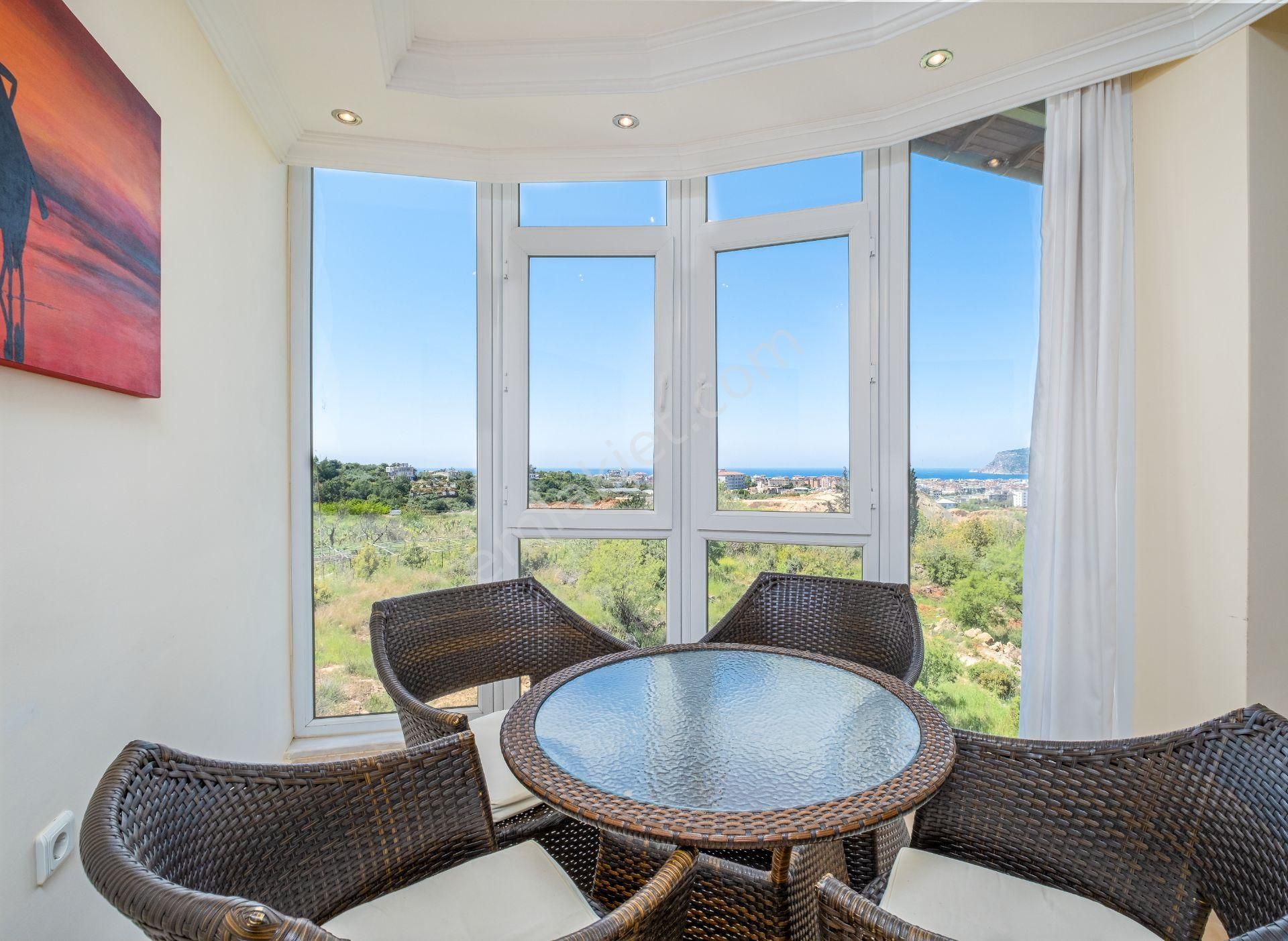 Alanya Oba Mah.full Manzaralı Eşyalı Satılık 3+1 Dubleks Daire - Görsel 21