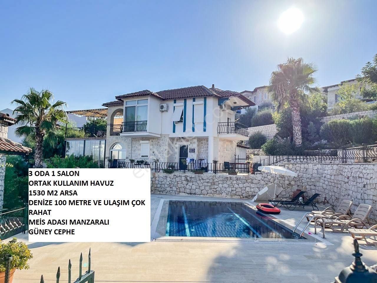 Kaş Andifli Satılık Villa MKHOLDİAYVİLLA REAL ESTATE SATILIK VİLLA 