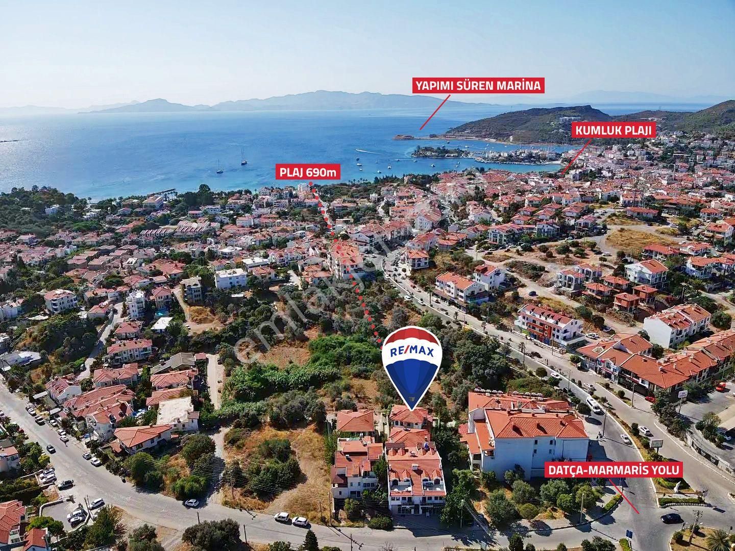 Datça İskele Satılık Villa Remax Bademden Datça Merkezde Müstakil Satılık 3+1 Villa