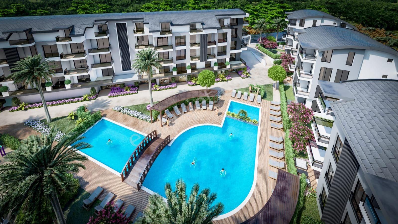 Manavgat Ilıca Satılık Daire MANAVGAT ILICA DA LÜKS SITEDE 1+1 2+1 3+1 4+1 DAIRELER -WOHNUNGEN IN LUXUSANLAGE IN MANAVGAT ILICA