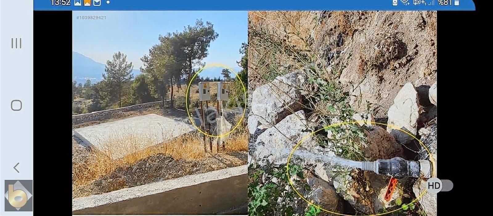 Seydikemer Yakaköy Satılık Bağ & Bahçe SEYDİKEMER YAKAKÖY DE 1777m2 TEK TAPU VİLLALIK TARLA