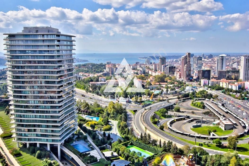 Beşiktaş Nisbetiye Satılık Residence  LEVENT ÇİFTÇİ TOWER SATILIK C TİPİ 221m2 MANZARALI RESİDENCE