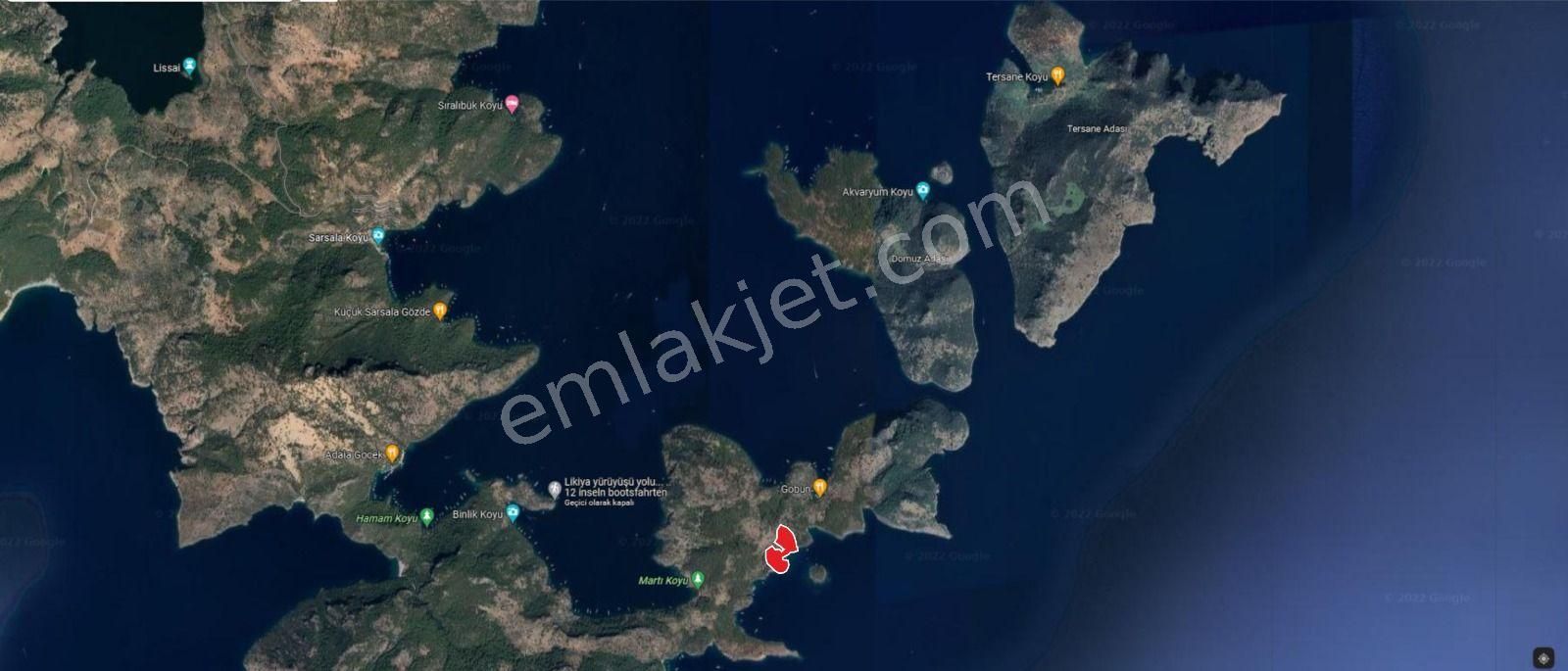 Muğla Göcekte Bulunan 40 Dönüm Arazili Koy Satılık - Görsel 3