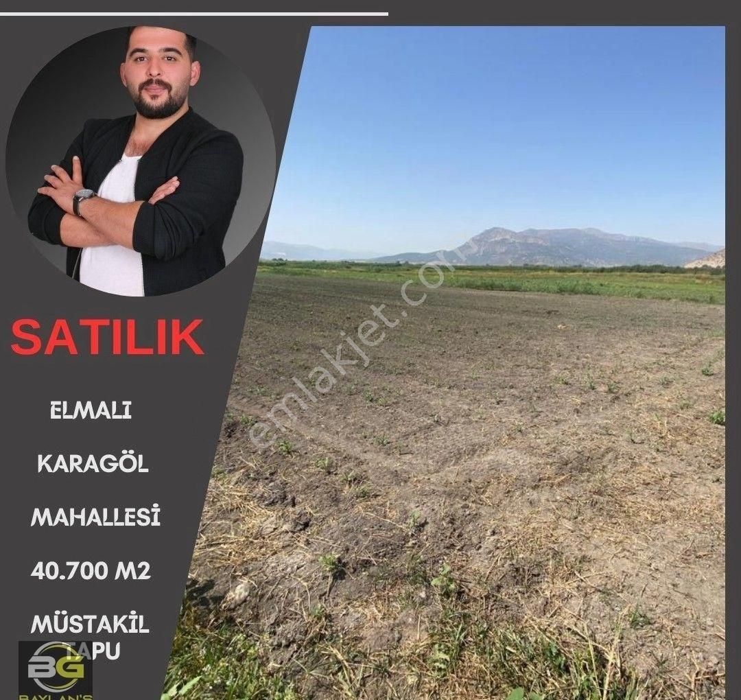 Elmalı Geçit Satılık Tarla BAYLAN'S GAYRİMENKULDEN KARAGÖL MAHALLESİN DE MÜSTAKİL TAPU 40.700 m² TARLA