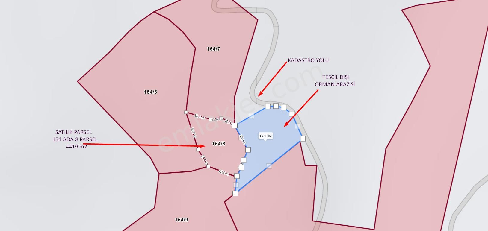 Sındırgı Devletlibaba Satılık Tarla FUGA GAYRİMENKUL'DEN SINDIRGI DEVLETLİBABA 4419m² | TEK TAPU | SATILIK TARLA