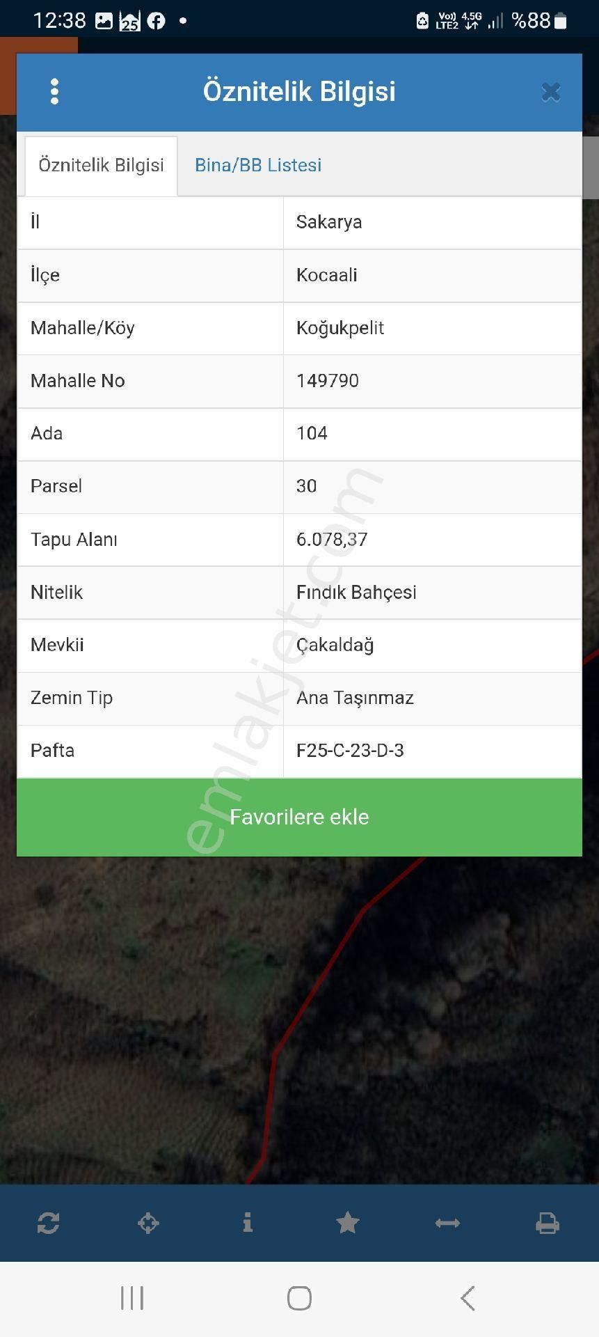 13 Dönüm 2 Parsel İçinde Ev Olan Fındık Bahcesi - Görsel 4