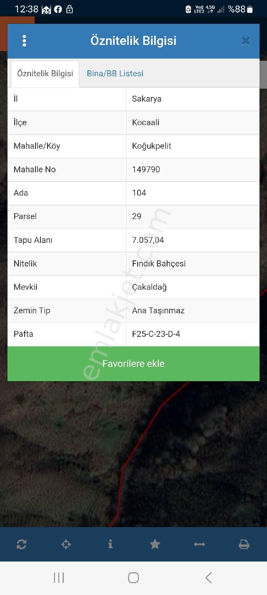 13 Dönüm 2 Parsel İçinde Ev Olan Fındık Bahcesi - Görsel 5