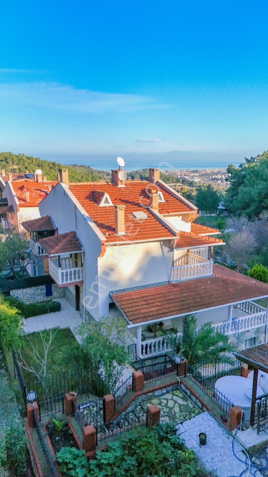 Kalabak' Ta Muhteşem Deniz Ve Doğa Manzaralı Triplex Villa